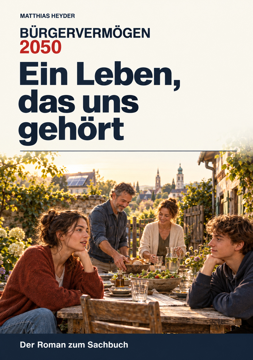 Cover des Romans Bürgervermögen 2050 – Ein Leben, das uns gehört